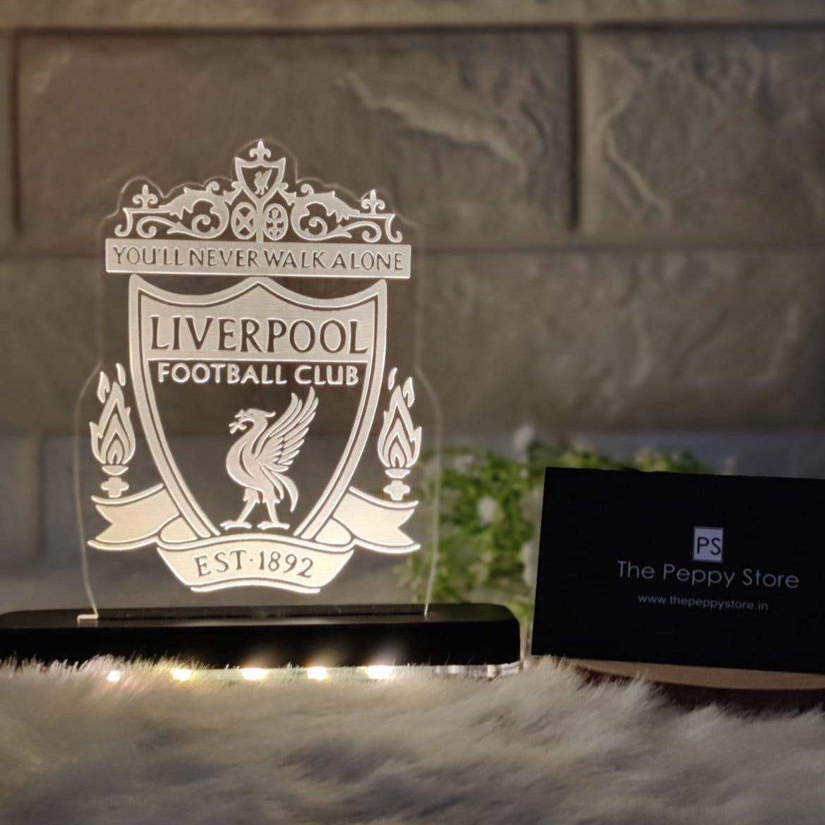 LIVERPOOL LED PLAQUE + LED STAND - ThePeppyStore