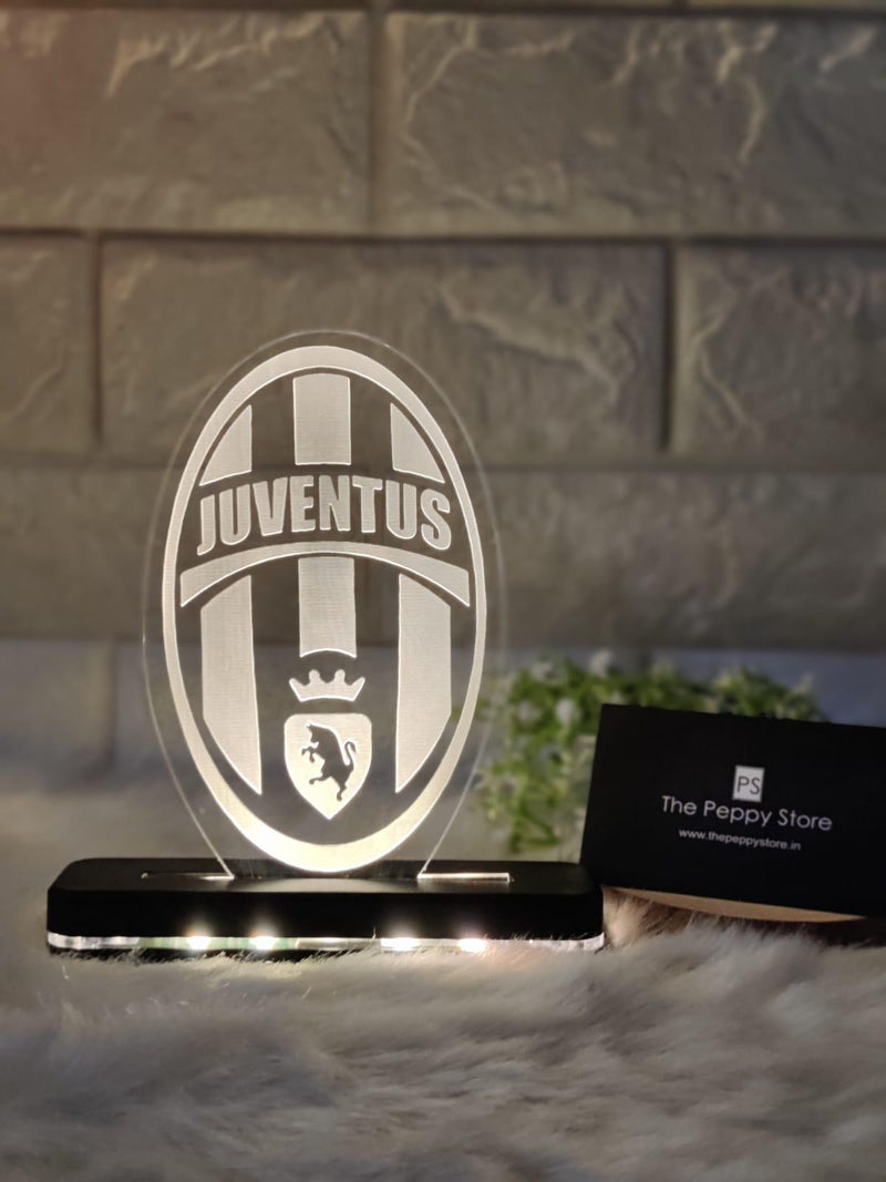 JUVENTUS LED PLAQUE + LED STAND - ThePeppyStore