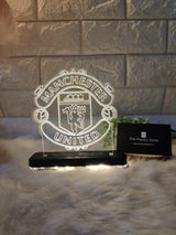 MANCHESTER UNITED LED PLAQUE + LED STAND - ThePeppyStore
