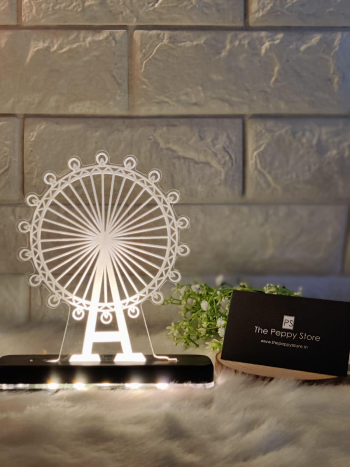 FERRIS WHEEL LED PLAQUE + LED STAND - ThePeppyStore