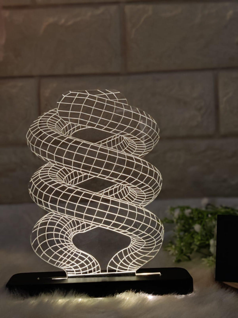 SPIRAL LED PLAQUE + LED STAND - ThePeppyStore