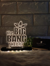 THE BIG BANG THEORY LED PLAQUE + LED STAND - ThePeppyStore