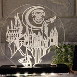 HARRY POTTER HOGWARTS LED PLAQUE + LED STAND - ThePeppyStore