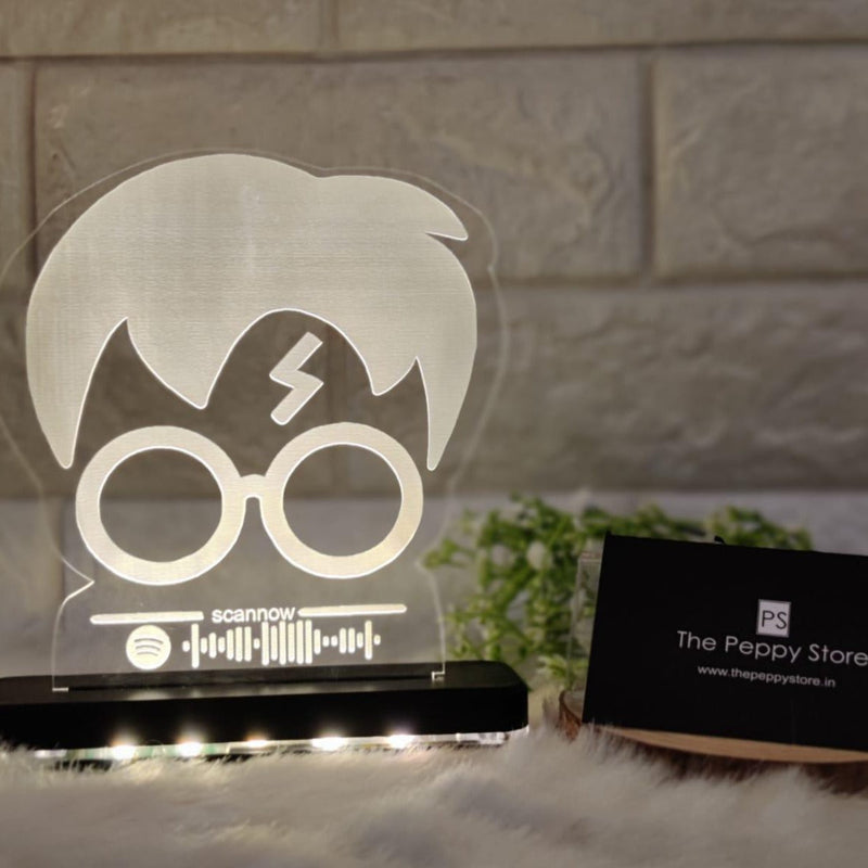 HARRY POTTER SPOTIFY LED PLAQUE + LED STAND - ThePeppyStore