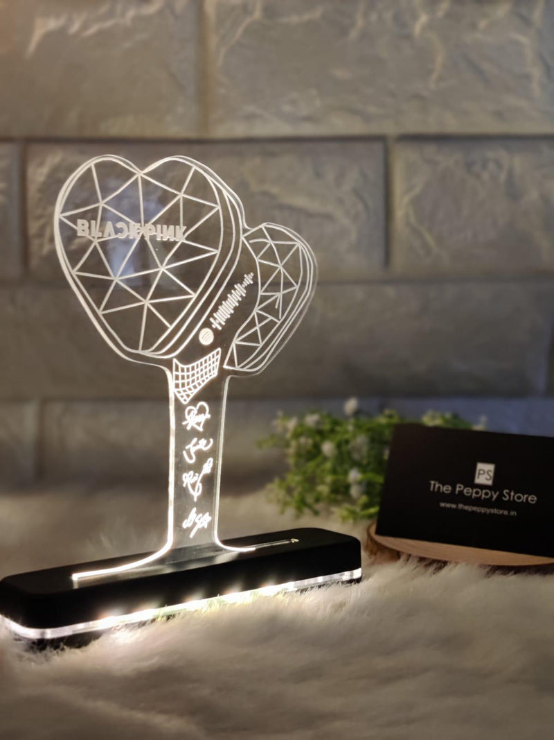BLACKPINK LED PLAQUE + LED STAND - ThePeppyStore