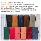 Personalised Ladies Wallets 3.0 ( No CASH ON DELIVERY allowed on this product ) - ThePeppyStore