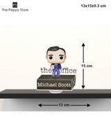 THE OFFICE - MICHAEL SCOTT Acrylic Figure With Stand - ThePeppyStore
