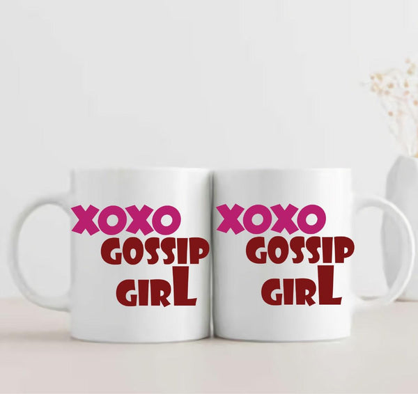 XOXO Gossip Girl Mug - ThePeppyStore