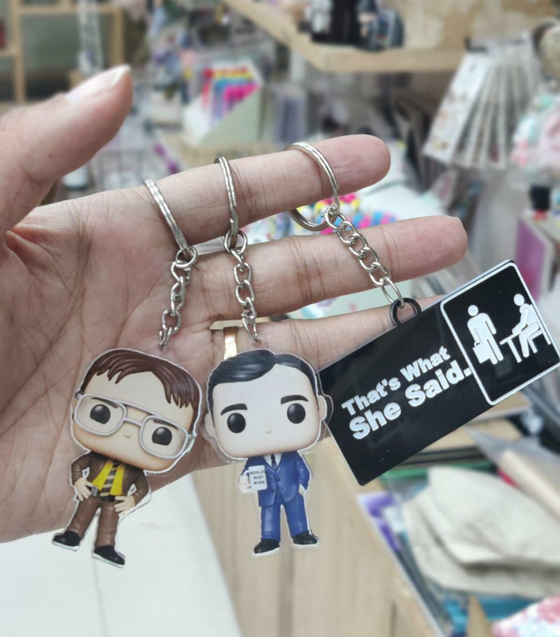 The Office - Keychains (Choose From Drop Down Menu) - ThePeppyStore