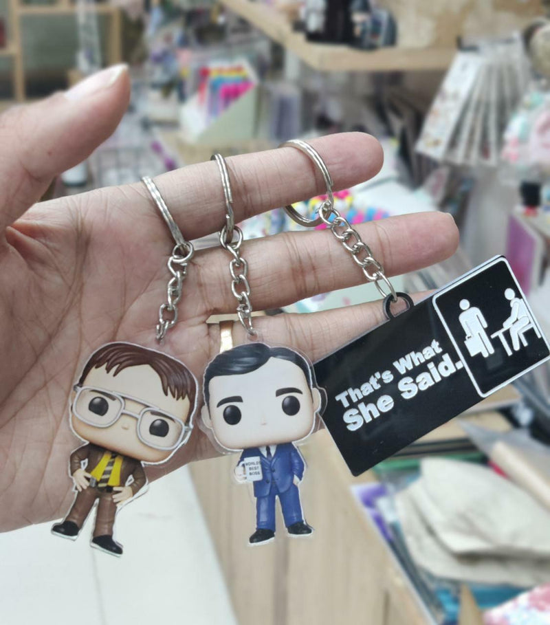 Office Keychains The Office - Keychains (Choose From Drop Down Menu) – ThePeppyStore