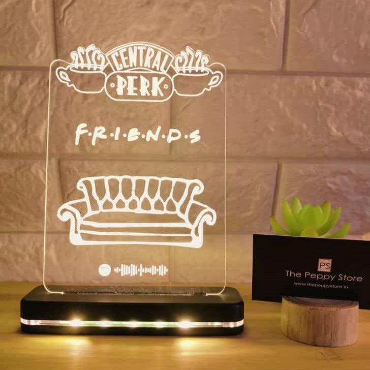 FRIENDS TV Led Lamp with Scannable Barcode - Wireless - ThePeppyStore