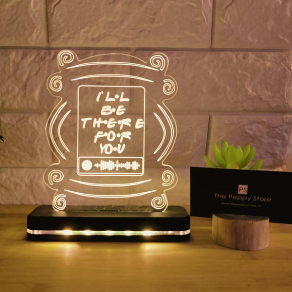 FRIENDS TV I'll be there for you Led Lamp with Scannable Barcode - Wireless - ThePeppyStore