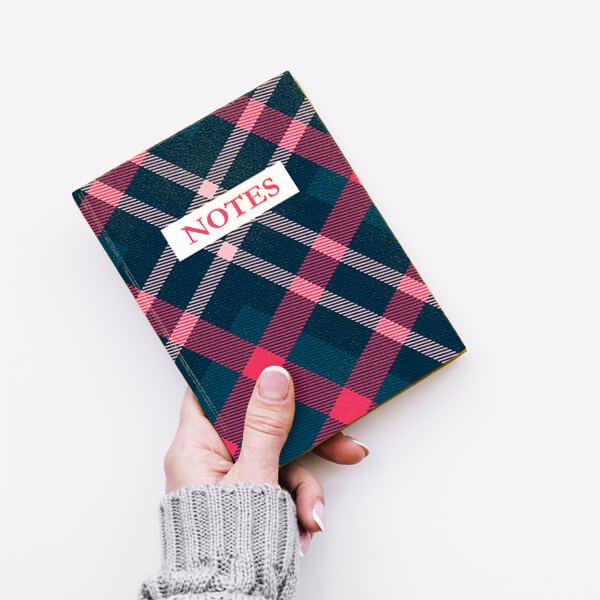 Notes Pocket Hardbound Notebook - ThePeppyStore