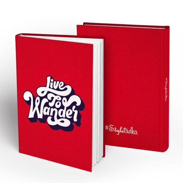Live To Wander Pocket Hardbound Notebook - ThePeppyStore