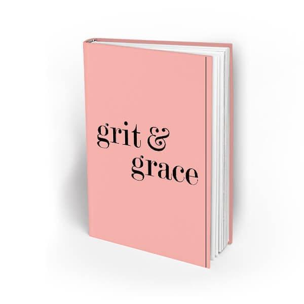 Grit and Grace Pocket  Hardbound Notebook - ThePeppyStore