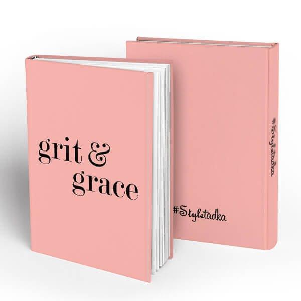 Grit and Grace Pocket  Hardbound Notebook - ThePeppyStore