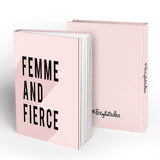 Femme And Fierce Pocket  Hardbound Notebook - ThePeppyStore