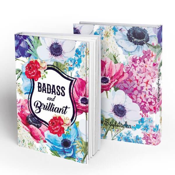 Badass and Brilliant Pocket  Hardbound Notebook - ThePeppyStore