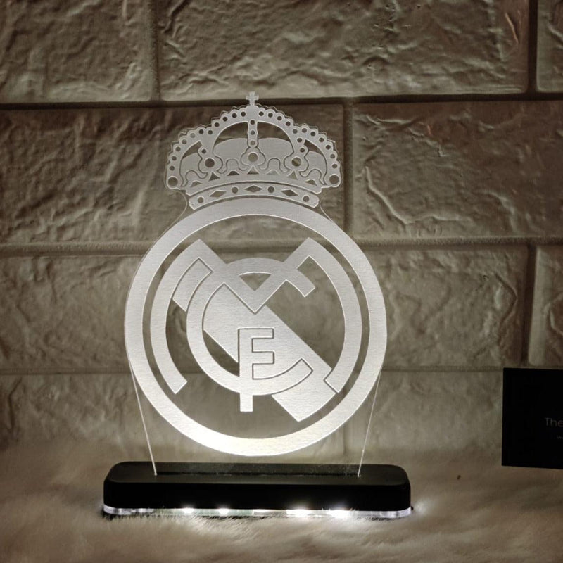 Real Madrid Led Plaque + Led Stand - ThePeppyStore