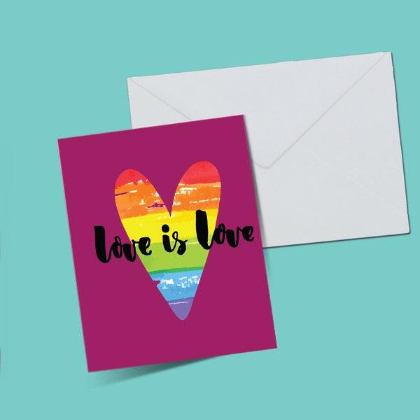 Love is Love Greeting Card - ThePeppyStore