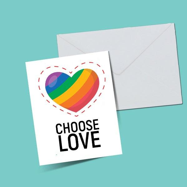 Choose Pride Greeting Card - ThePeppyStore