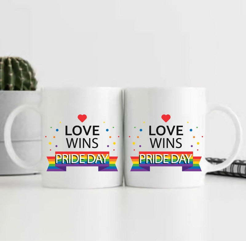 Pride Day Love Wins Mug - ThePeppyStore