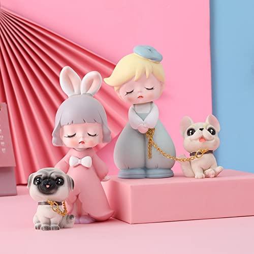 Girl With Dog Bobble Head - ThePeppyStore