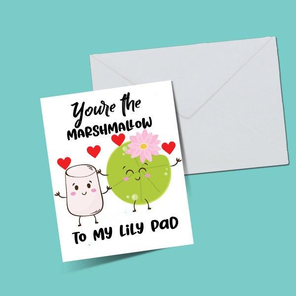 You're The Marshamallow Greeting Card - ThePeppyStore