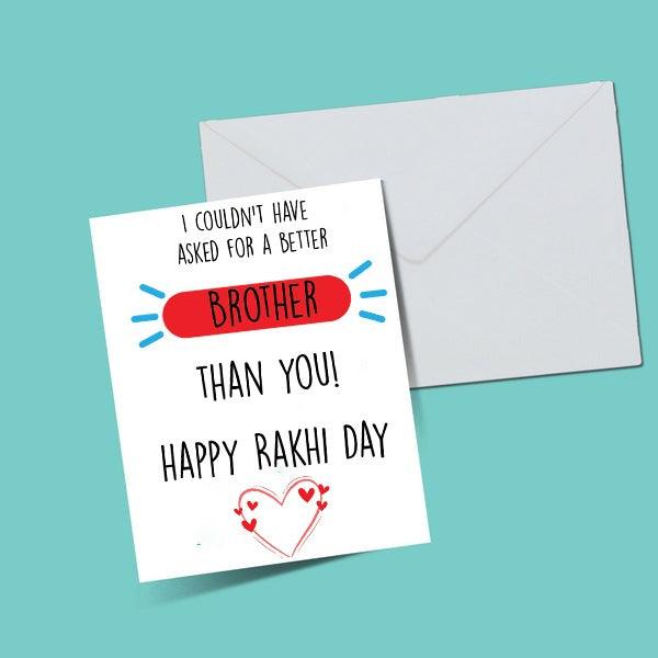 Better Brother Greeting Card - ThePeppyStore