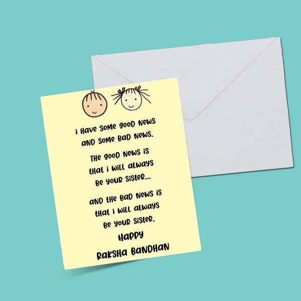 Good News and Bad News Greeting Card - ThePeppyStore