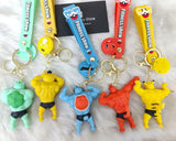 Pokemon Fitneess Keychains with Bagcharm and Strap (Choose From Dropdown) - ThePeppyStore