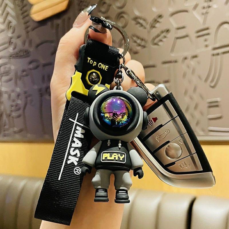 Amosfun Space Astronaut Keychain Keyring Space Robot Bag Purse Charms Space  Favors Lover Gifts For Men And Women