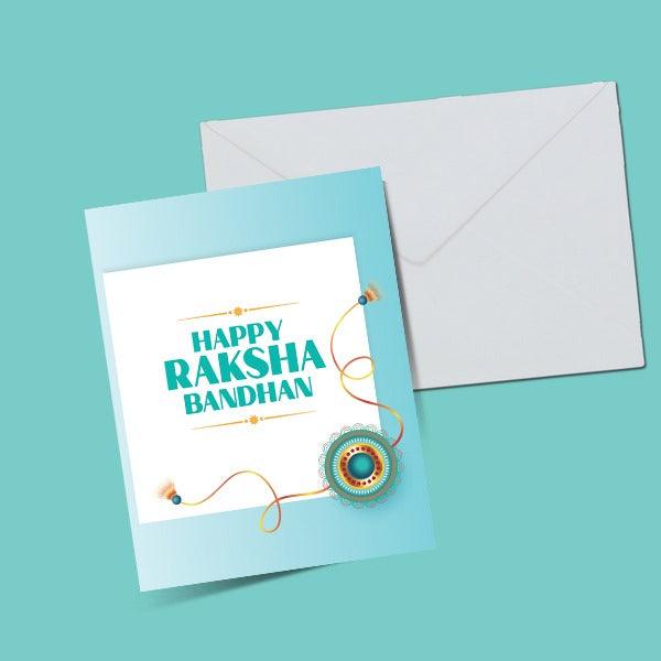 Happy Raksha Bandhan Greeting Card - ThePeppyStore
