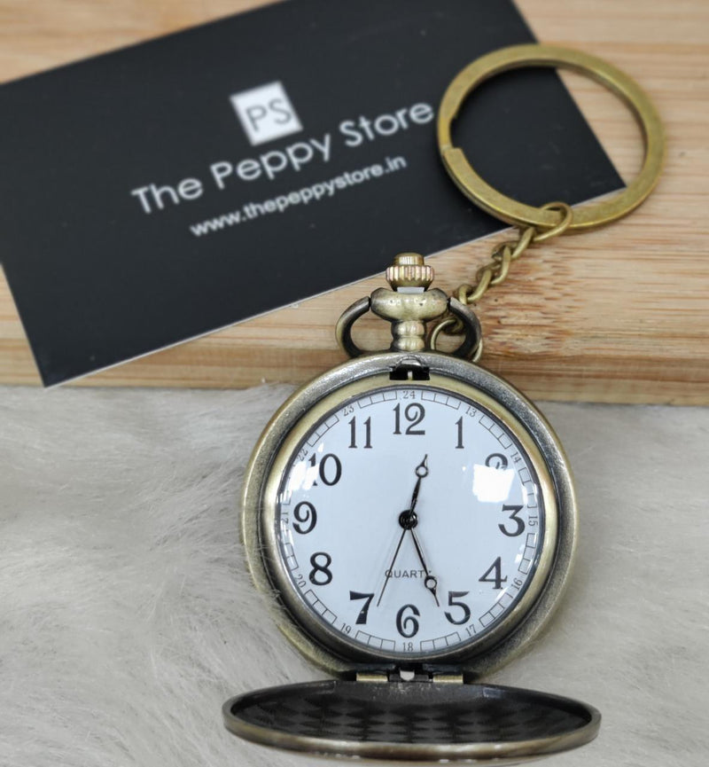Harry Potter Pocket Watch keychain (Choose From Drop Down Menu) - ThePeppyStore