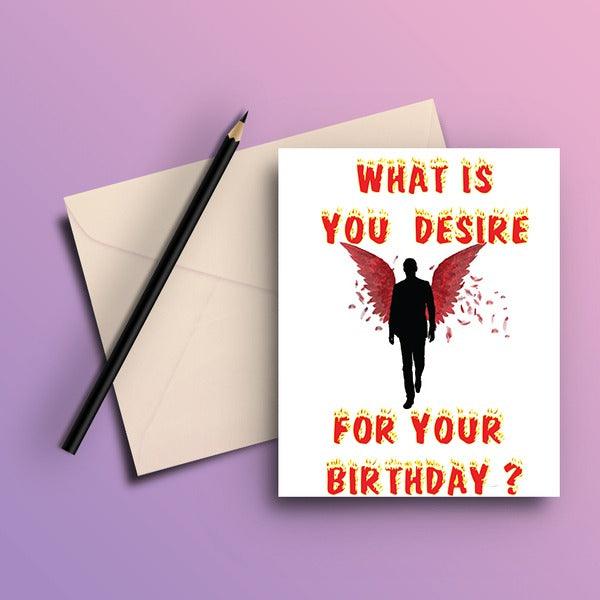 Desire For Birthday Card - ThePeppyStore