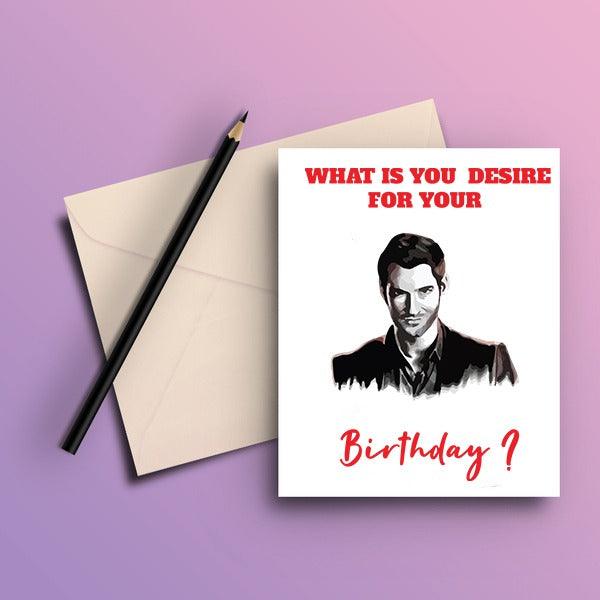 Desire Birthday Card - ThePeppyStore