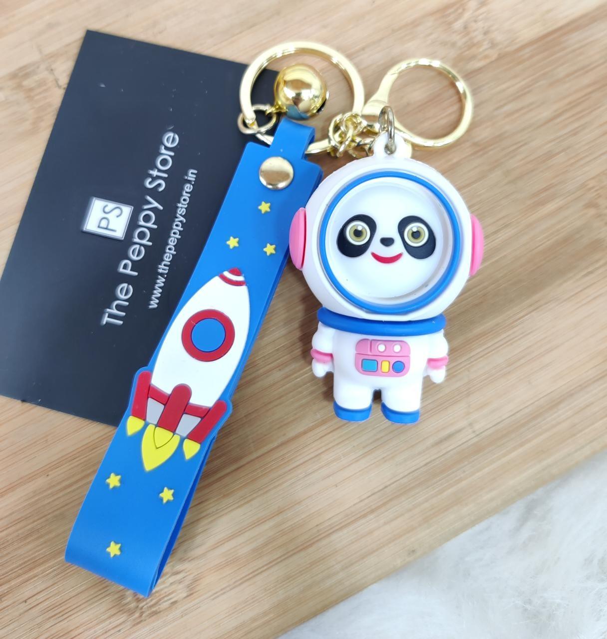 Panda Keychains With Bagcharm and Strap - ThePeppyStore