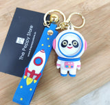 Panda Keychains With Bagcharm and Strap - ThePeppyStore