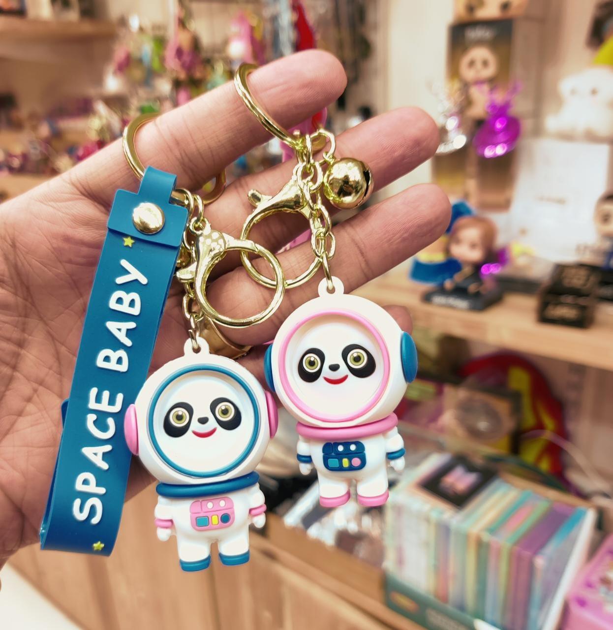 Panda Keychains With Bagcharm and Strap - ThePeppyStore