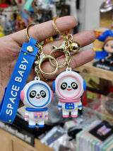 Panda Keychains With Bagcharm and Strap - ThePeppyStore