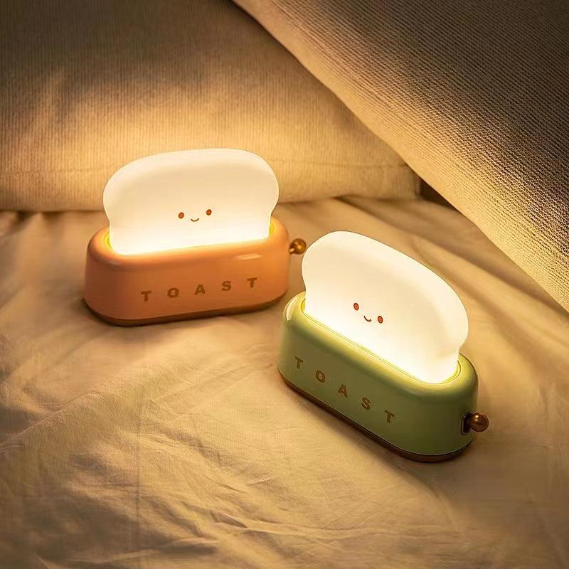 Cute Toast Night Light -  Chargeable Lamp - ThePeppyStore