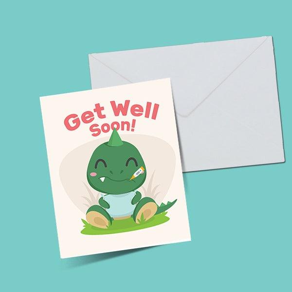 Cute Get Well Soon Greeting Card - ThePeppyStore