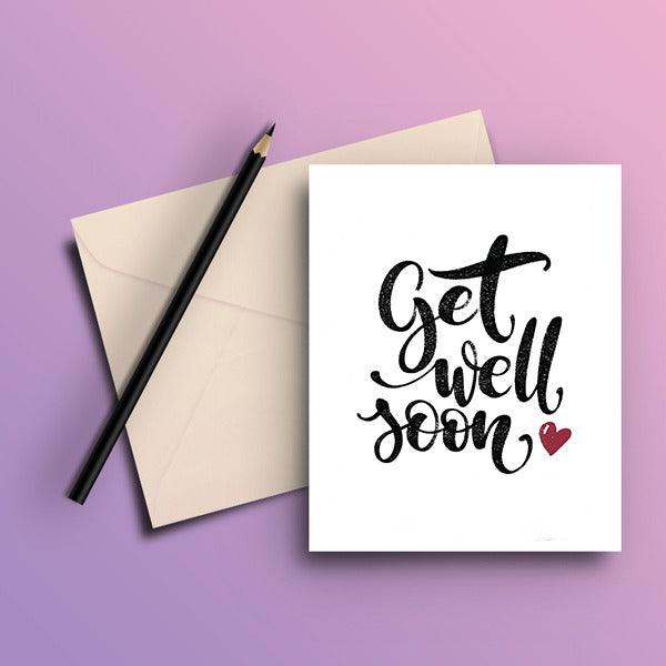 Get Well Soon Greeting Card - ThePeppyStore
