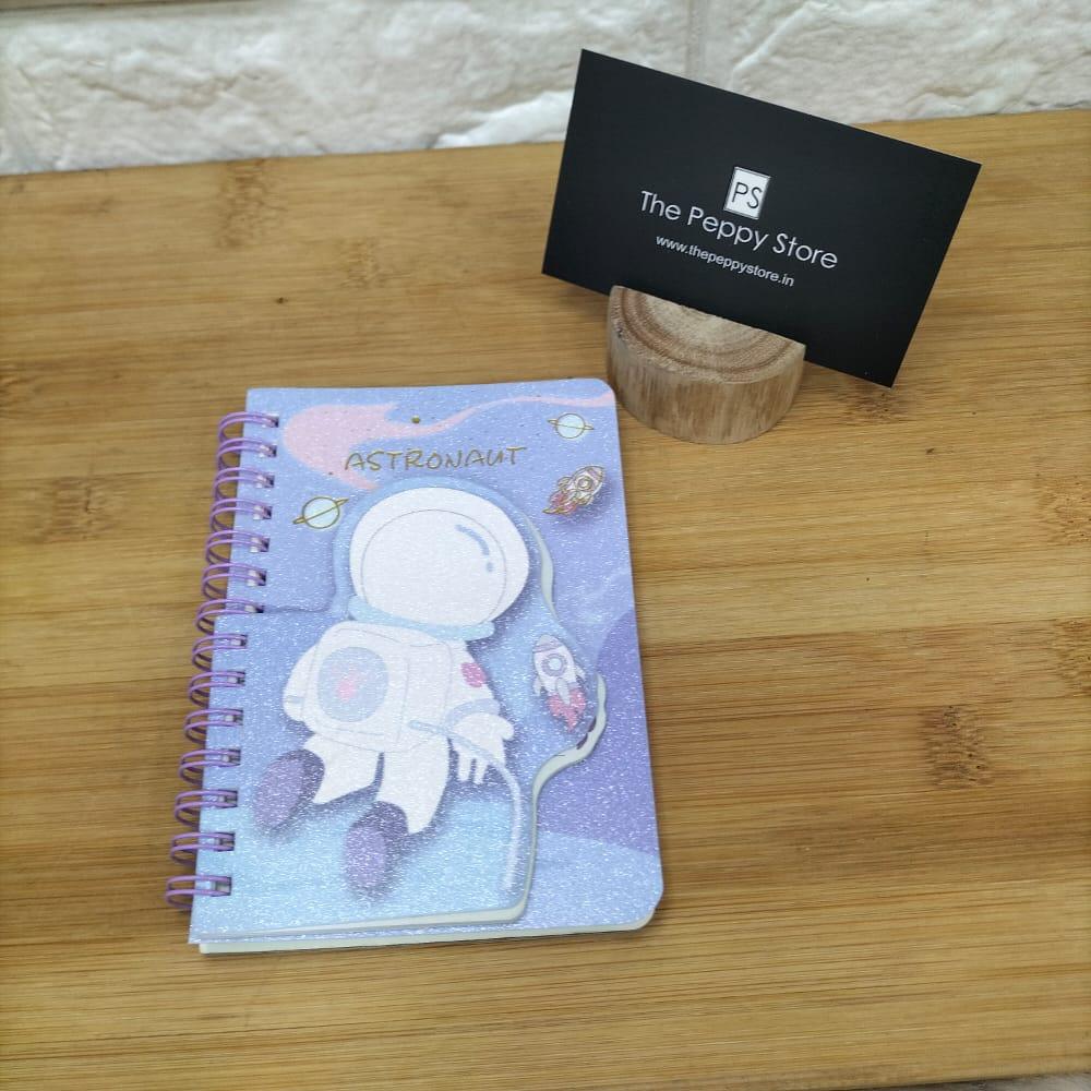 Astronaut Mini Spiral Diary - ThePeppyStore