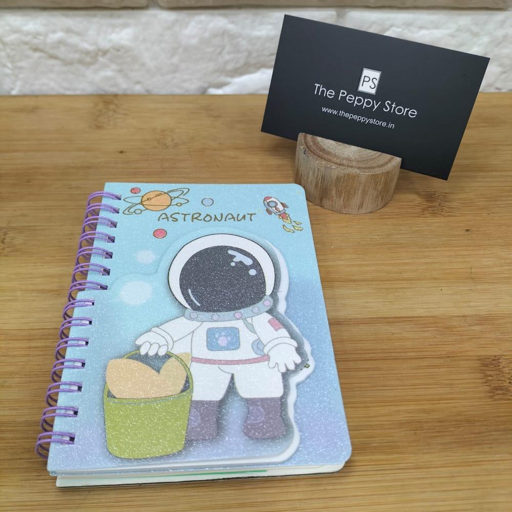 Astronaut Mini Spiral Diary - ThePeppyStore