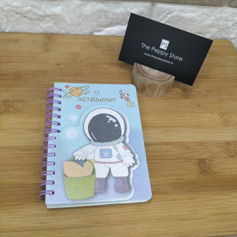 Astronaut Mini Spiral Diary - ThePeppyStore