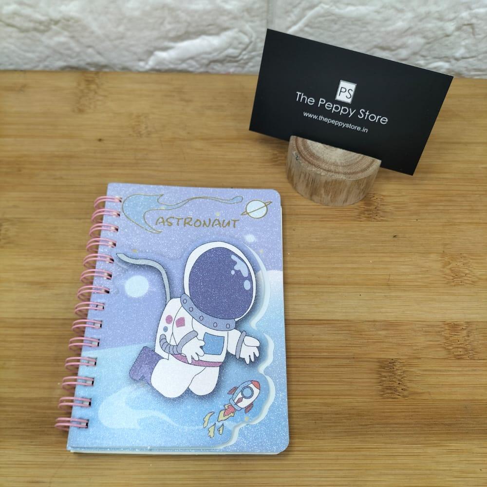 Astronaut Mini Spiral Diary - ThePeppyStore