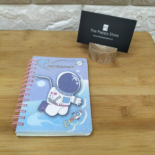 Astronaut Mini Spiral Diary - ThePeppyStore
