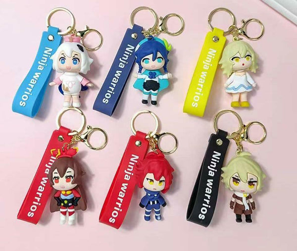 Genshin Impact Silicon Keychain With BagCharm and Strap - ThePeppyStore