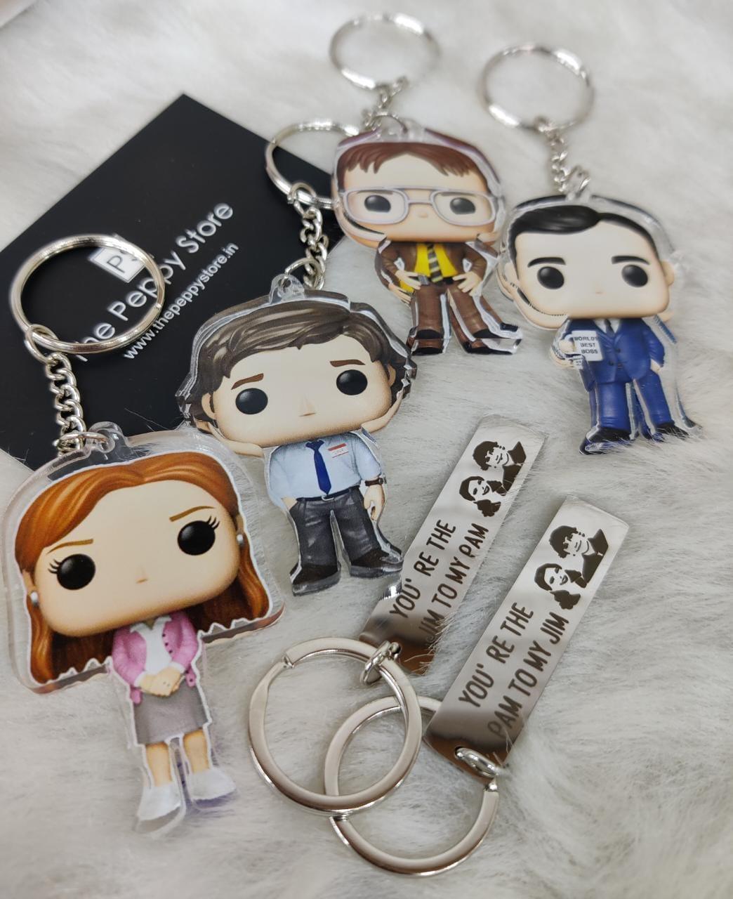 Office Keychains The Office - Keychains (Choose From Drop Down Menu)